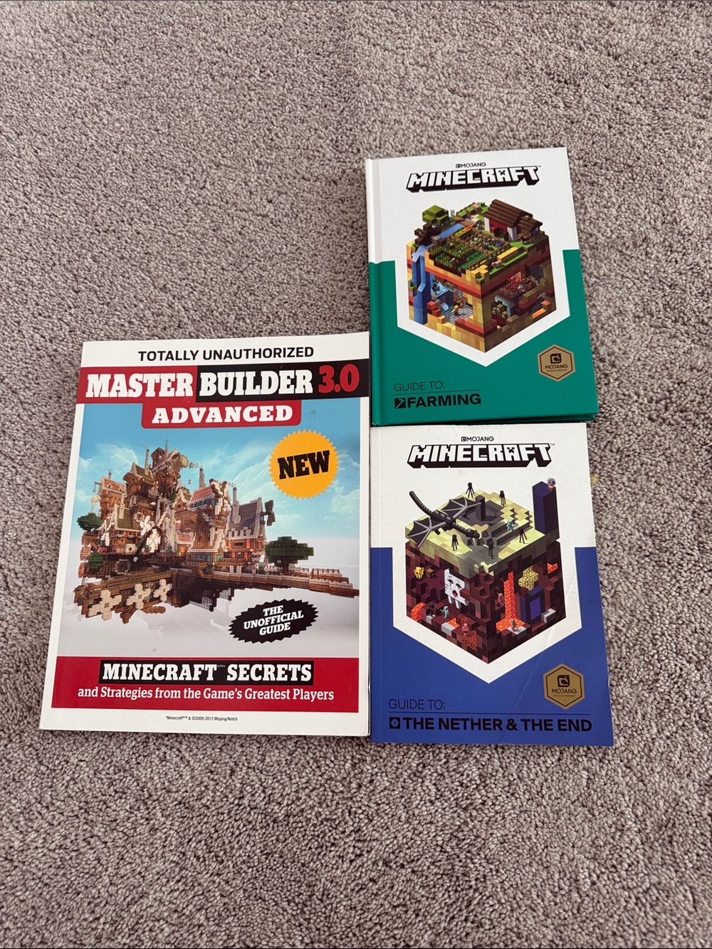 Minecraft Bundle- Guide to Farming and the Nether & the End & Master Builder 3.0